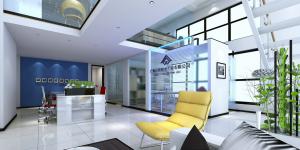 漂浮的建筑-萬(wàn)科大廈，萬(wàn)堡防水公司辦公室裝修！